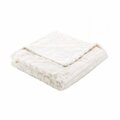 Beautyrest 50 x 70 in. Heated Duke Faux Fur Heated Throw - Champagne BR50-0751